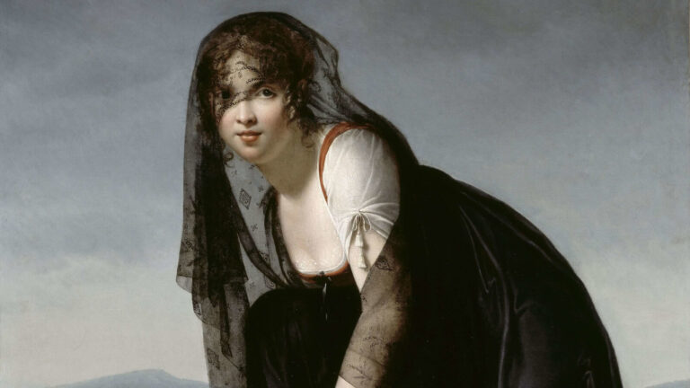 Marie-Denise Villers: Marie-Denise Villers, Self-Portrait, 1802, The Louvre, Paris, France. Detail.
