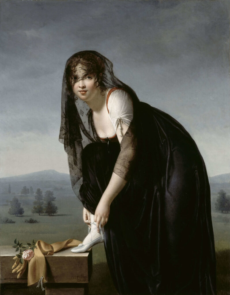 Marie-Denise Villers: Marie-Denise Villers, Self-Portrait, 1802,The Louvre, Paris, France.
