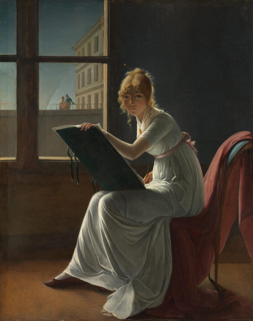 Marie-Denise Villers: Marie-Denise Villers, Portrait of Marie Joséphine Charlotte du Val d’Ognes, 1801, Metropolitan Museum of Art, New York City, NY, USA.
