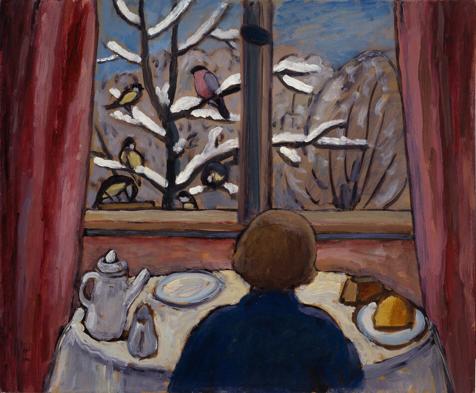 expressionist artists to know: 5 Expressionist Artists You Should Know: Gabriele Münter, Breakfast of the Birds, 1934, National Museum of Women in the Arts, Washington, D.C., USA.
