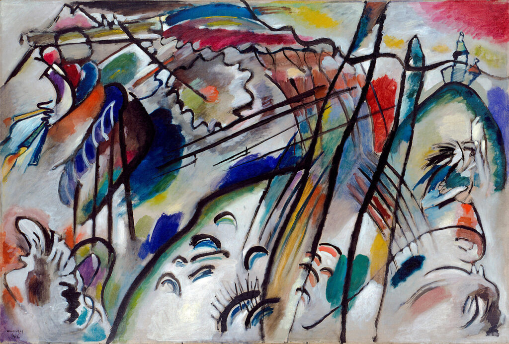 expressionist artists to know: 5 Expressionist Artists You Should Know: Wassily Kandinsky, Improvisation 28 (second version), 1912, Solomon R. Guggenheim Museum, New York City, NY, USA.
