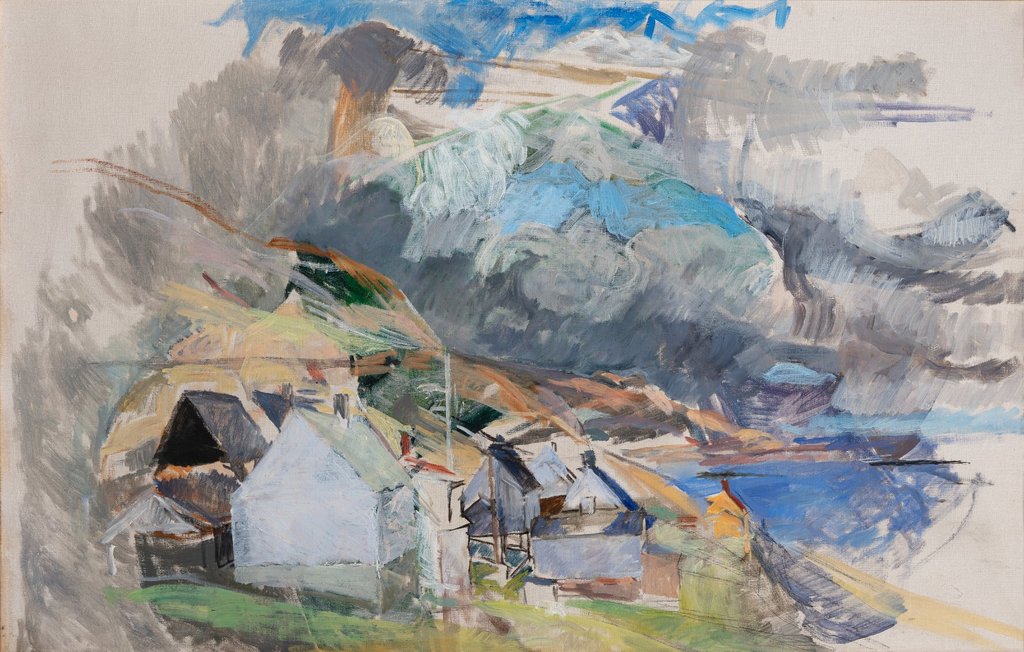 Ruth Smith: Ruth Smith, Nes, 1957, Listasavn Føroya, Tórshavn, Faroe Islands

