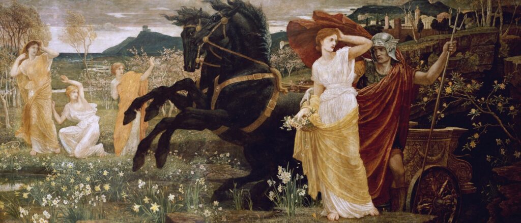 Mythological heroes: Walter Crane, The Fate of Persephone, 1877, private collection.
