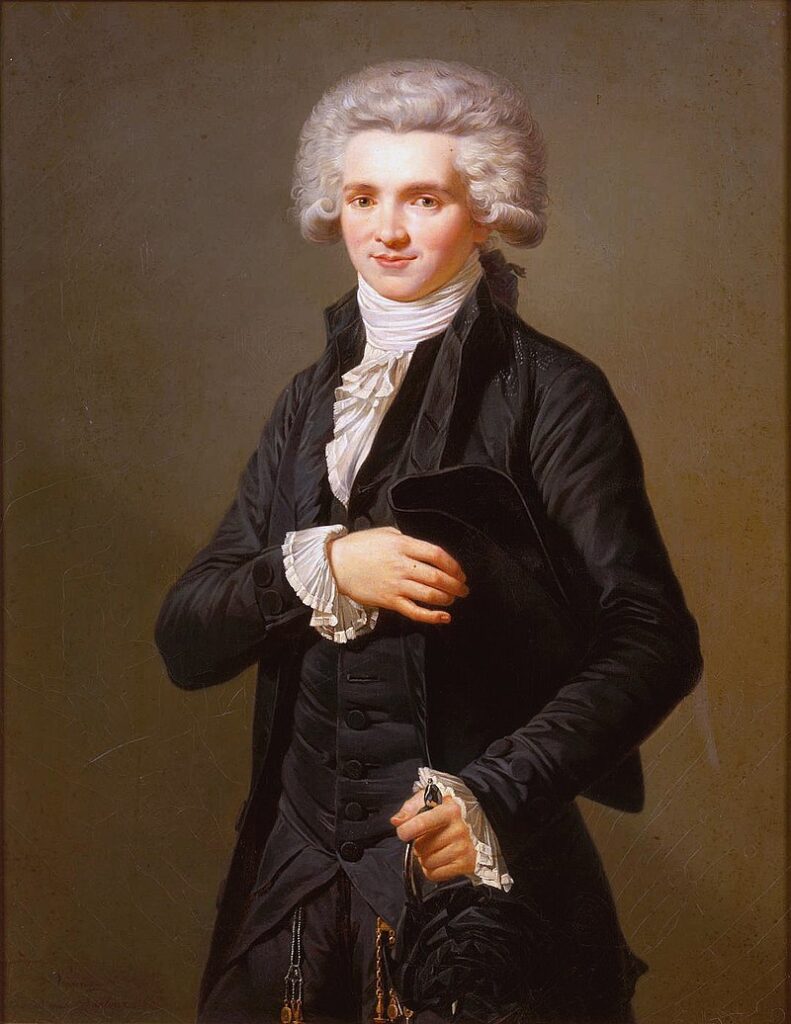 Adélaïde Labille-Guiard: Adélaïde Labille-Guiard, Maximilien de Robespierre Dressed as Deputy of the Third Estate, 1791, Palace of Versailles, Versailles, France.
