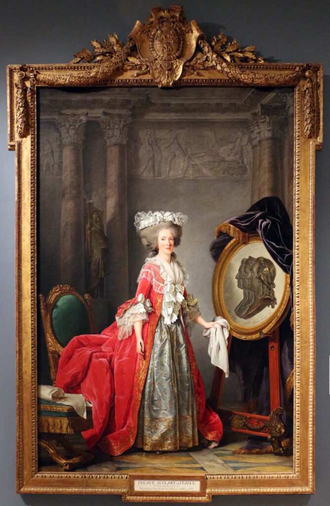 Adélaïde Labille-Guiard: Adélaïde Labille-Guiard, Portrait of Princess Madame Adélaïde of France, 1787, Speed Art Museum, Louisville, Kentucky, USA.
