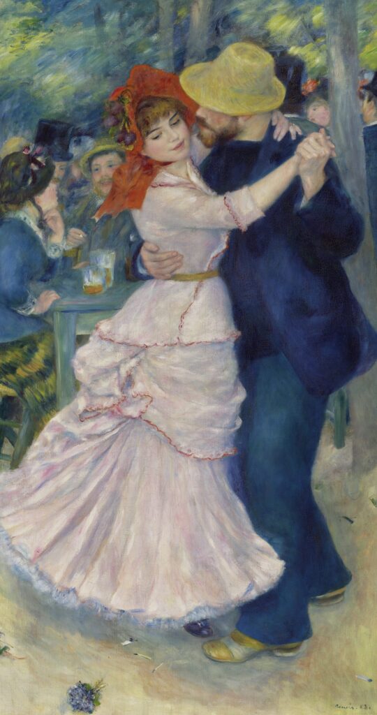 Pierre-Auguste Renoir: Pierre-Auguste Renoir, Dance at Bougival, 1883, Museum of Fine Arts, Boston, MA, USA.
