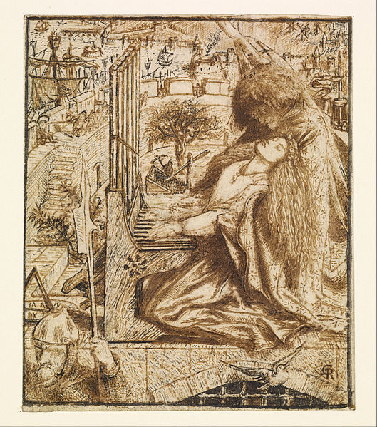 Victorian Radicals: Dante Gabriel Rossetti, St Cecilia, 1856-1857, Birmingham Museum and Art Gallery, Birmingham, UK.
