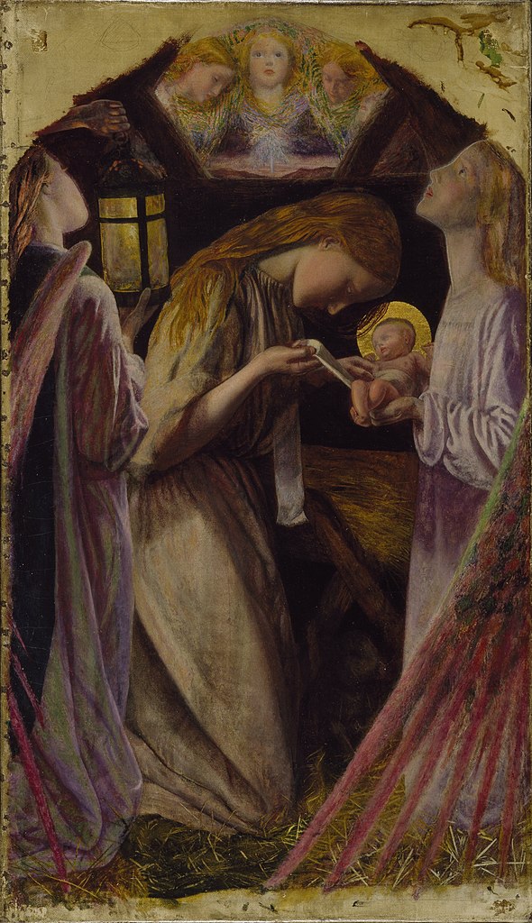 Victorian Radicals: Arthur Hughes, The Nativity, 1857-1858, Birmingham Museum and Art Gallery, Birmingham, UK.
