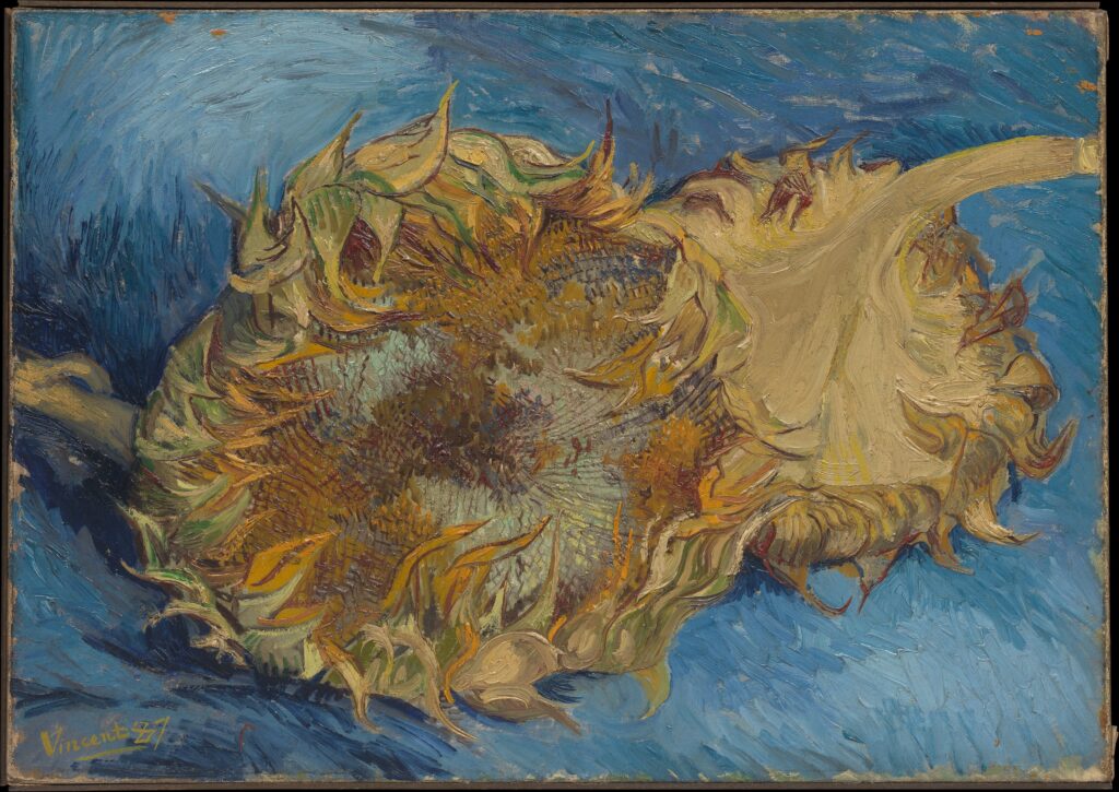 all the beauty in the world: Vincent van Gogh, Sunflowers, 1887, The Metropolitan Museum of Art, New York City, NY, USA.
