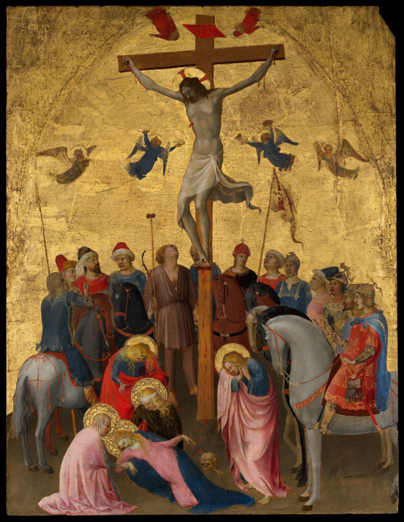 all the beauty in the world: Fra Angelico (Guido di Pietro), The Crucifixion, ca. 1420-1423, The Metropolitan Museum of Art, New York City, NY, USA.
