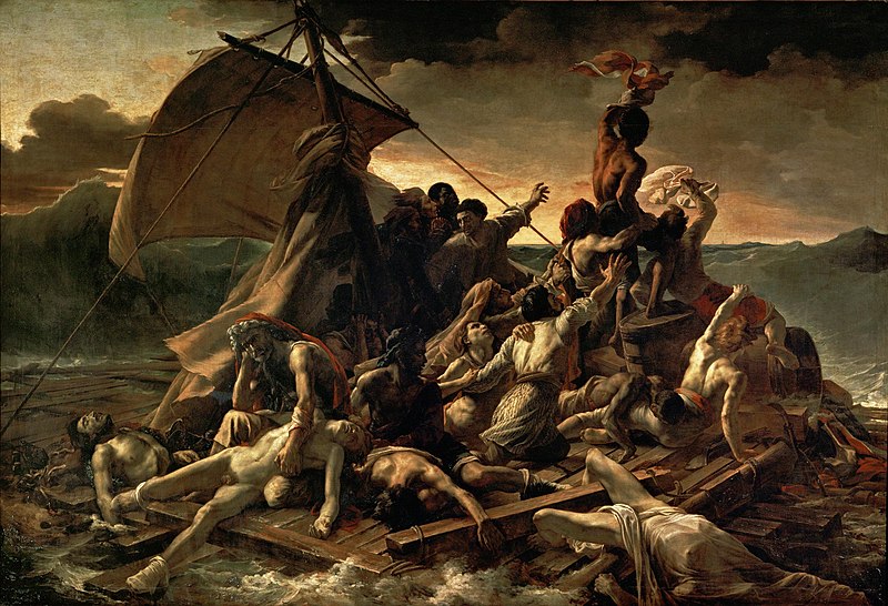 The Vanitas & Other Tales of Art and Obsession: Théodore Géricault, The Raft of the Medusa, 1818-1819, The Louvre, Paris, France.
