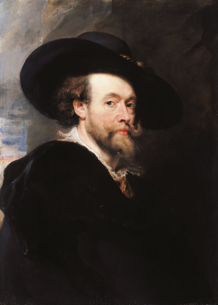 Peter Paul Rubens; painting: Peter Paul Rubens, Self-Portrait, 1623, Royal Collection Trust, London, UK.
