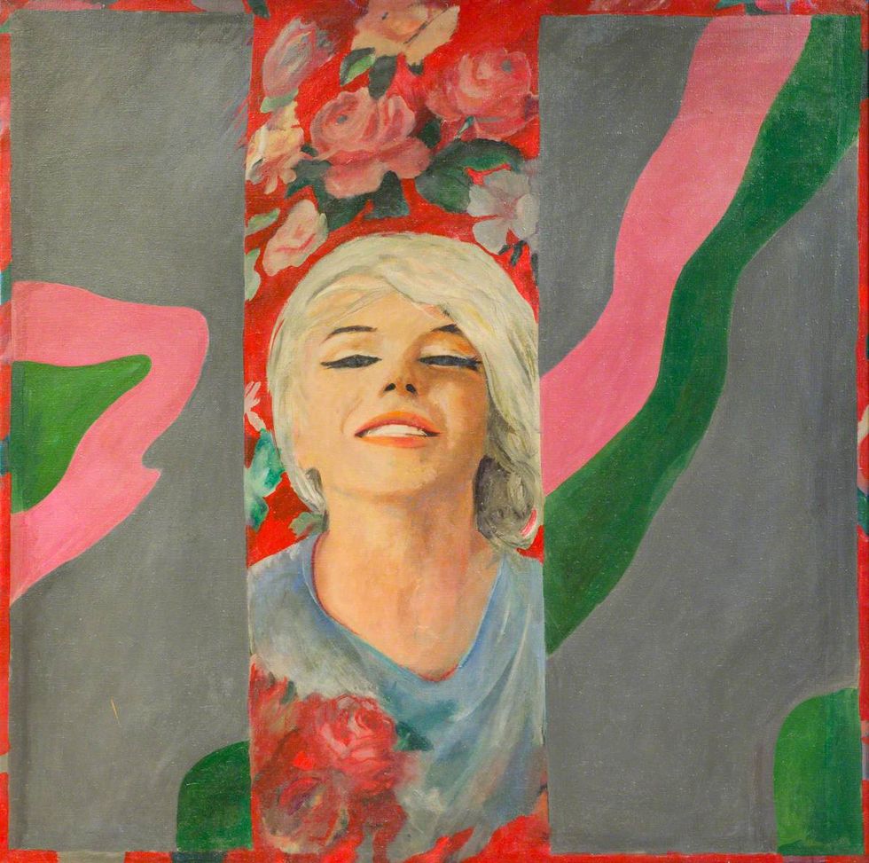 Pauline Boty: Pauline Boty, Color Her Gone, 1962, Wolverhampton Art Gallery, Wolverhampton, UK. ArtUK.
