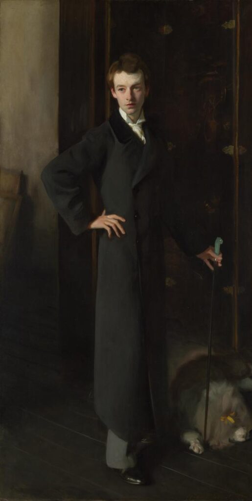 sargent and fashion: John Singer Sargent, W. Graham Robertson, 1894, Tate, London, UK.
