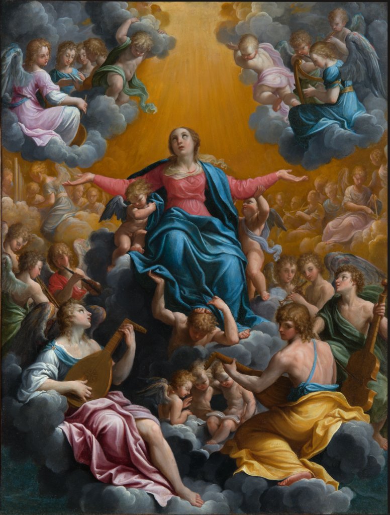 The Vanitas & Other Tales of Art and Obsession: Guido Reni, Assumption of the Virgin, ca. 1598 – 1599, Städel Museum, Frankfurt, Germany.
