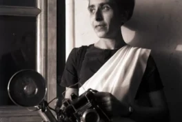 Photograph of Homai Vyarawalla: India’s First Female Photojournalist.