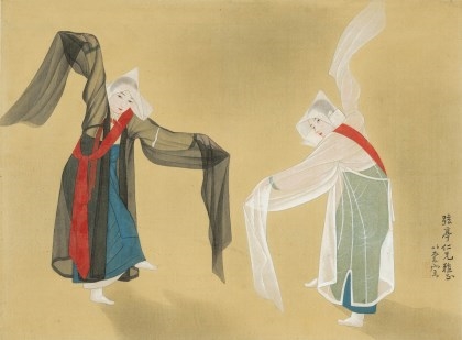 modern korean art: Kim Eun-Ho, Buddhist Dance. MutualArt.
