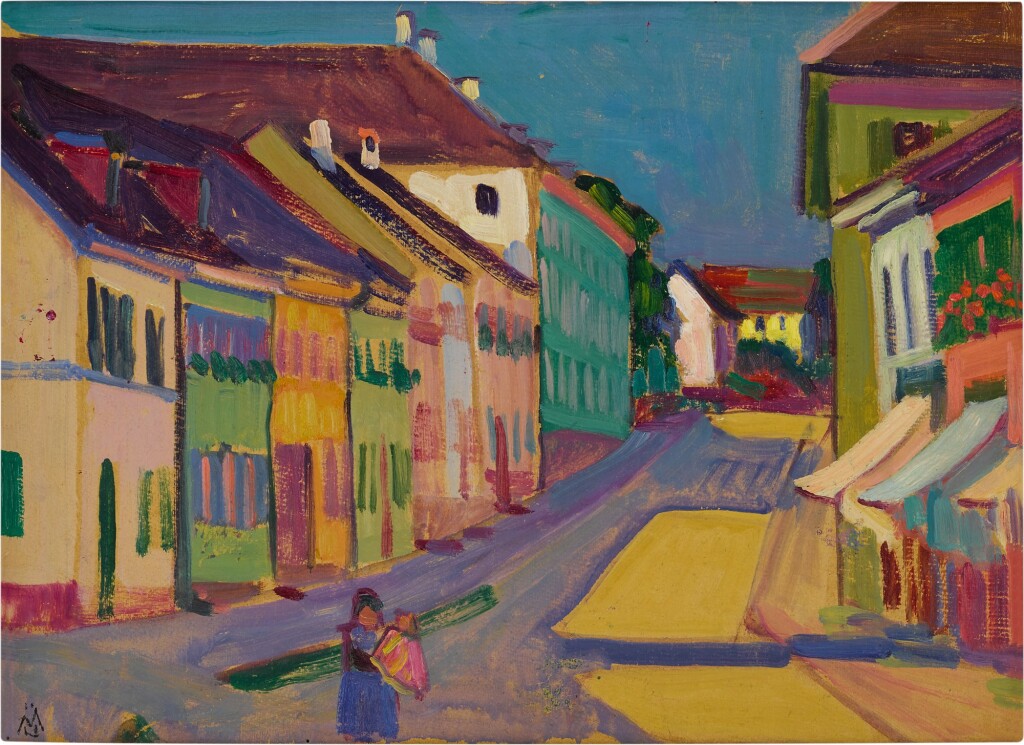expressionist artists to know: 5 Expressionist Artists You Should Know: Gabriele Münter, Obere Hauptstraße, Murnau, 1908, Collection of Bruce Dayton; Ruth Stricker Dayton, MN, USA.
