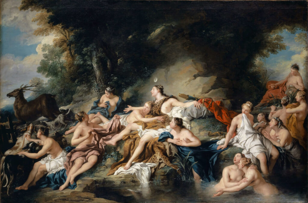 Jean-François de Troy: Jean-François de Troy, Diana and Actaeon, 1734, Kunstmuseum, Basel, Switzerland.
