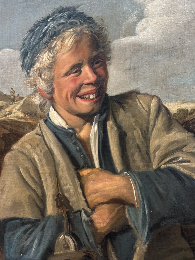frans hals exhibition: Frans Hals, Laughing Fisherboy, c. 1630, private collection. Photo by the author.
