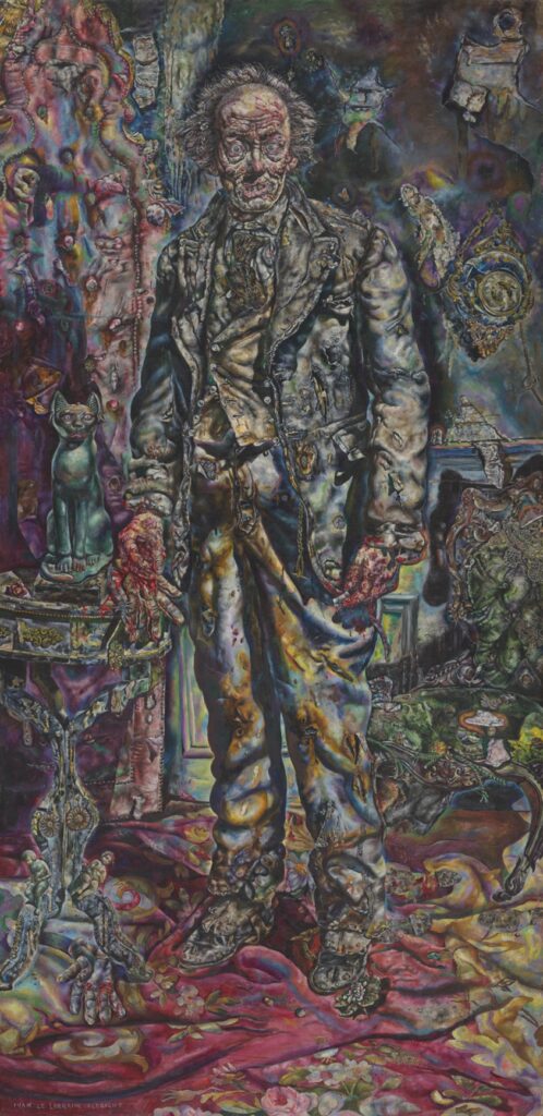 saddest paintings: Ivan Albright, Picture of Dorian Gray, 1943-44, Art Institute of Chicago, Chicago, IL, USA.
