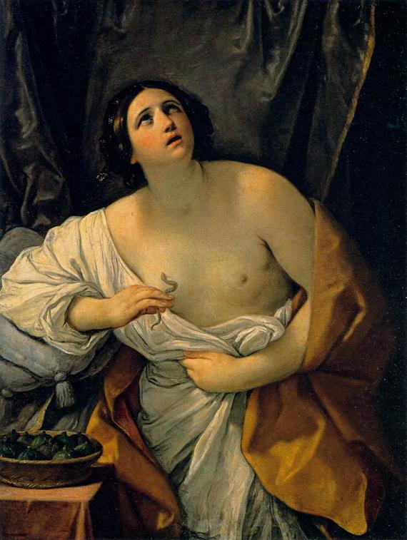 racism in art: Racism in Western Art: Guido Reni, Cleopatra, 1635-1640, Palazzo Pitti, Florence, Italy.
