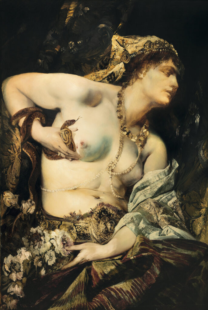 racism in art: Hans Makart, The Death of Cleopatra, 1875, private collection.

