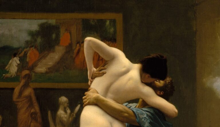 Sculptors' Studios: Jean-Léon Gérôme, Pygmalion and Galatea, 1890, Metropolitan Museum of Art, New York City, NY, USA. Detail.

