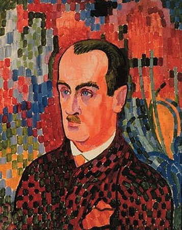 Sonia Robert Delaunay: Robert Delaunay, Portrait of Wilhelm Uhde, 1907. Wikimedia Commons (public domain).
