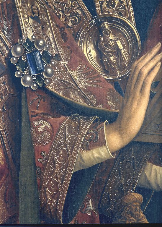 Ghent Altarpiece: Jan van Eyck, Ghent Altarpiece, 1432, St Bavo’s Cathedral, Ghent, Belgium. Detail.

