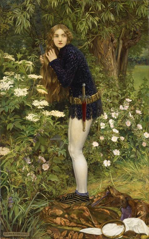 the other side: Eleanor Fortescue-Brickdale, The Little Foot Page, 1905, Walker Art Gallery, Liverpool, UK.
