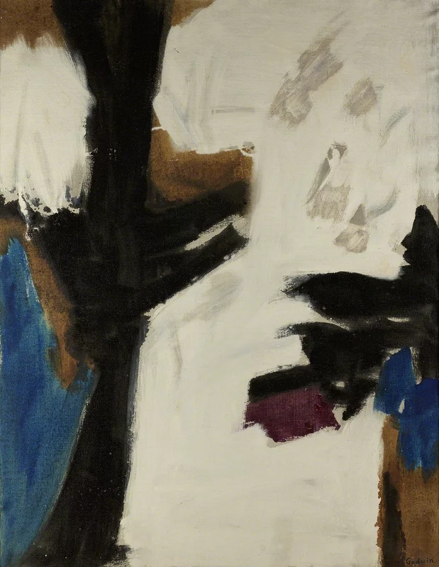 Judith Godwin: Judith Godwin, Black Pillar, 1956, Berry Campbell Gallery, New York City, NY, USA.
