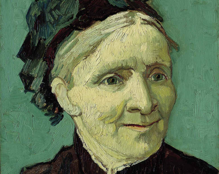 artists' mothers: Vincent van Gogh, Portrait Of The Artist’s Mother, 1888, Norton Simon Museum of Art, Pasadena, USA. Detail.
