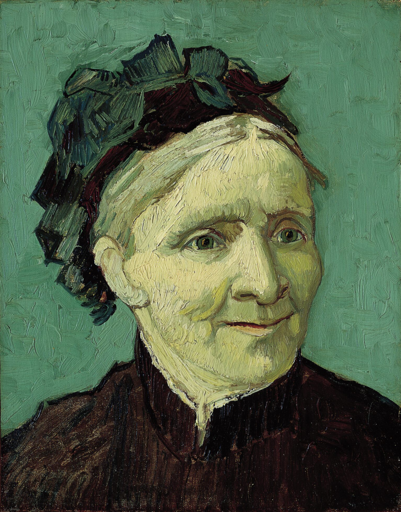 artists' mothers: Vincent van Gogh, Portrait Of The Artist’s Mother, 1888, Norton Simon Museum of Art, Pasadena, USA.
