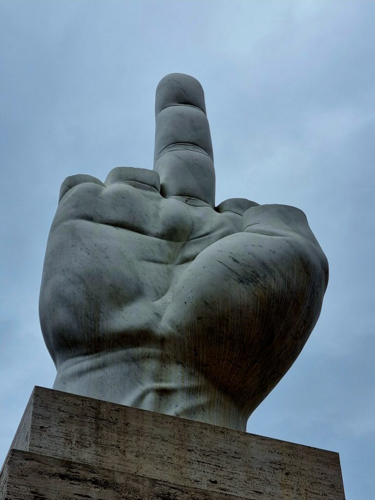 Masterpiece Story L.O.V.E. by Maurizio Cattelan DailyArt Magazine