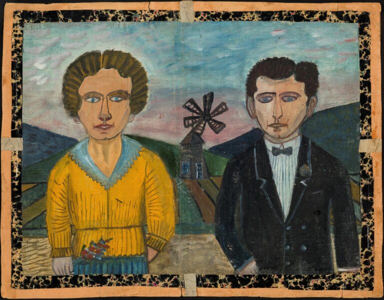 Nikifor painter: Nikifor Krynicki, Untitled. Piekna Gallery.
