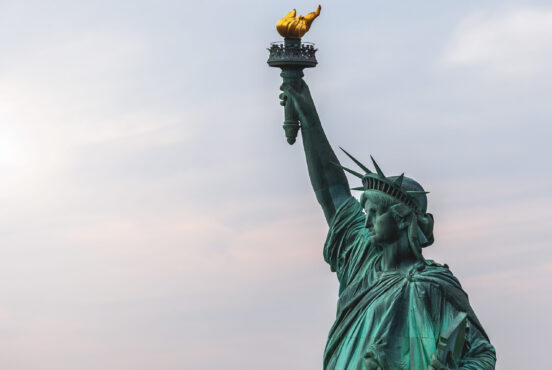 The Statue of Liberty,