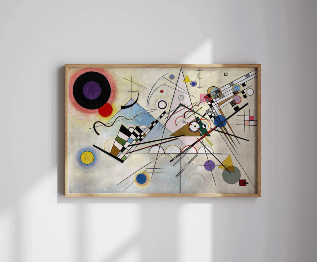 dailyart prints: DailyArt print with Wassily Kandinsky’s Abstraction. DailyArt Shop.

