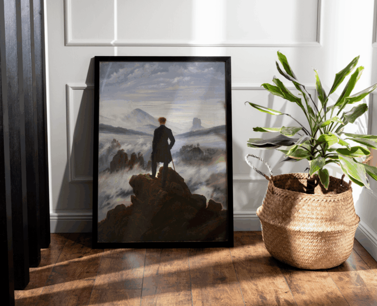 dailyart prints: DailyArt print with Caspar David Friedrich’s Wanderer Above the Sea of Fog. DailyArt Shop.
