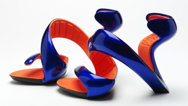 Shoes Victoria & Albert museum: Julian Hakes, Mojito Shoes, 2015, Victoria & Albert Museum, London, UK.

