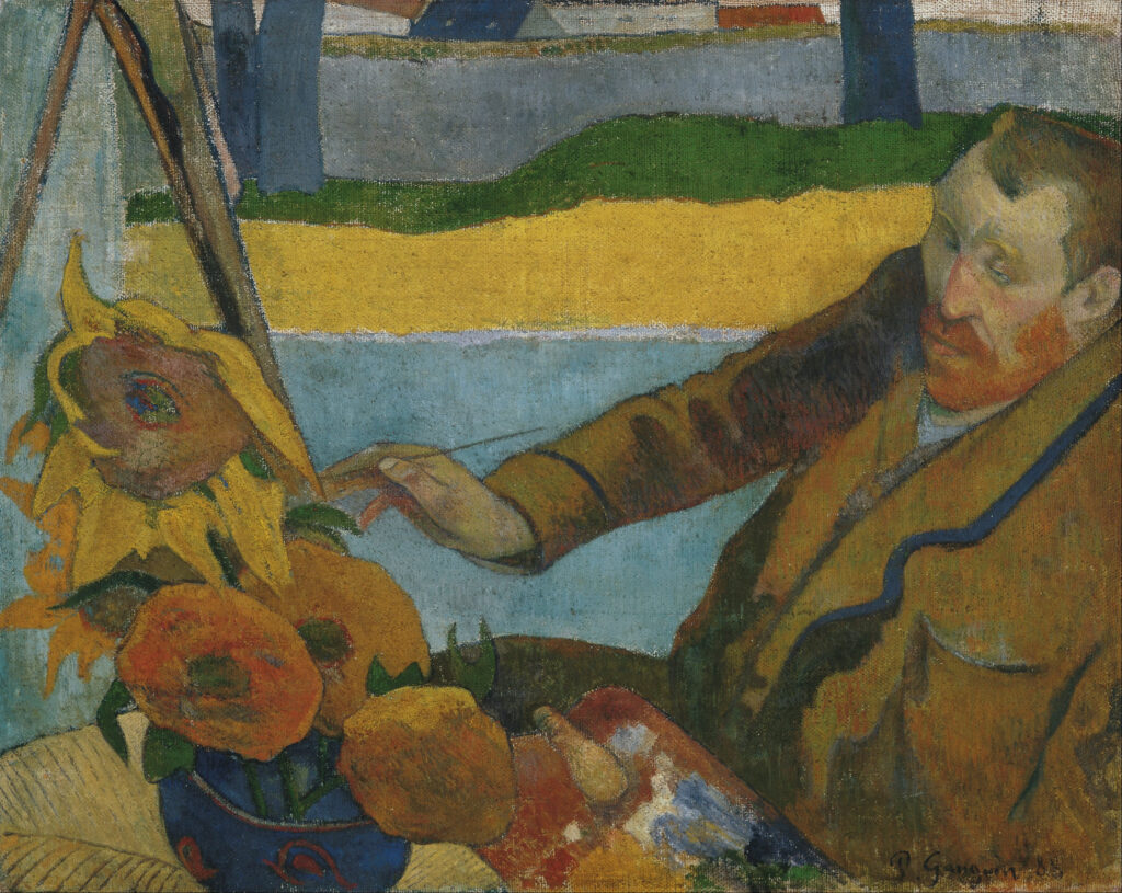 Artists Who Painted Other Artists: Artists Who Painted Other Artists: Paul Gauguin, Vincent van Gogh Painting Sunflowers, 1888, Van Gogh Museum, Amsterdam, Netherlands. Museum’s website.
