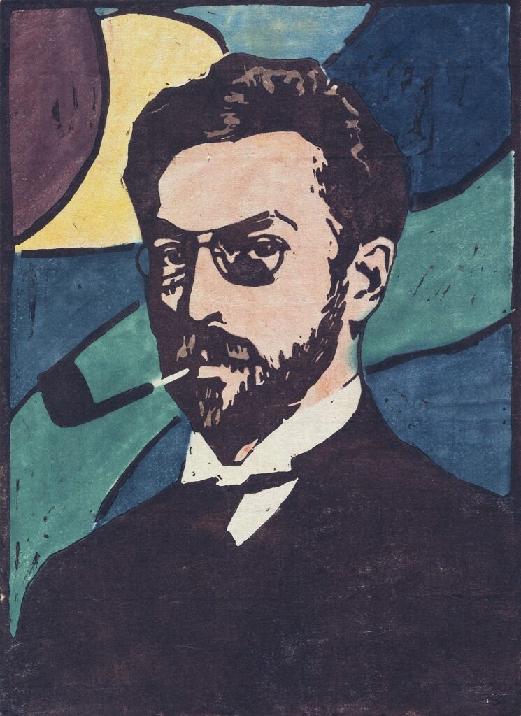 Artists Who Painted Other Artists: Artists Who Painted Other Artists: Gabriele Münter, Portrait Of Wassily Kandinsky, 1906, Lenbachhaus, Munich, Germany. Museum’s website.
