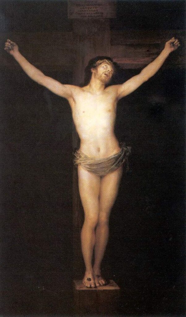 Francisco Goya paintings: Francisco Goya, Christ Crucified, 1780, Museo del Prado, Madrid, Spain.
