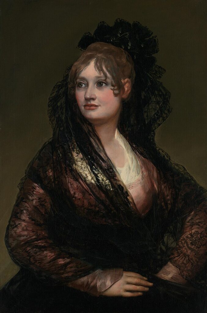 Francisco Goya paintings: Francisco Goya, Portrait of Doña Isabel de Porcel, c. 1805, National Gallery, London, UK.
