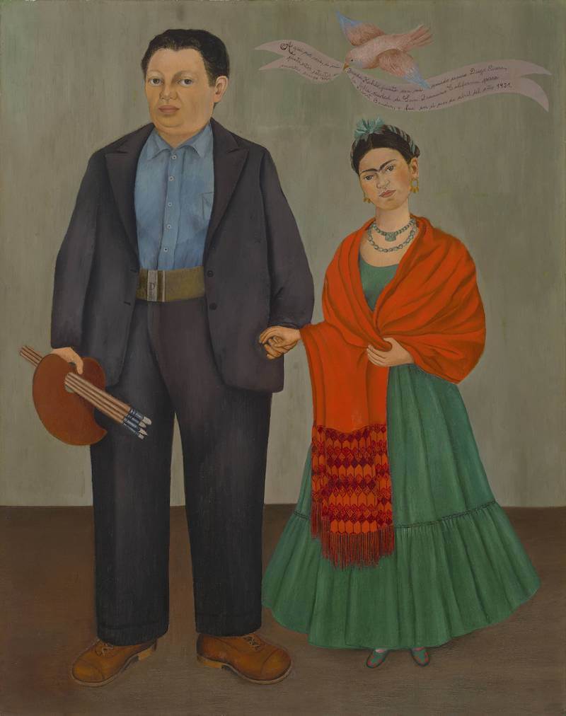 Frida Kahlo House: Frida Kahlo, Frieda and Diego Rivera, 1931, San Francisco Museum of Modern Art, San Francisco, CA, USA. Museum’s website.
