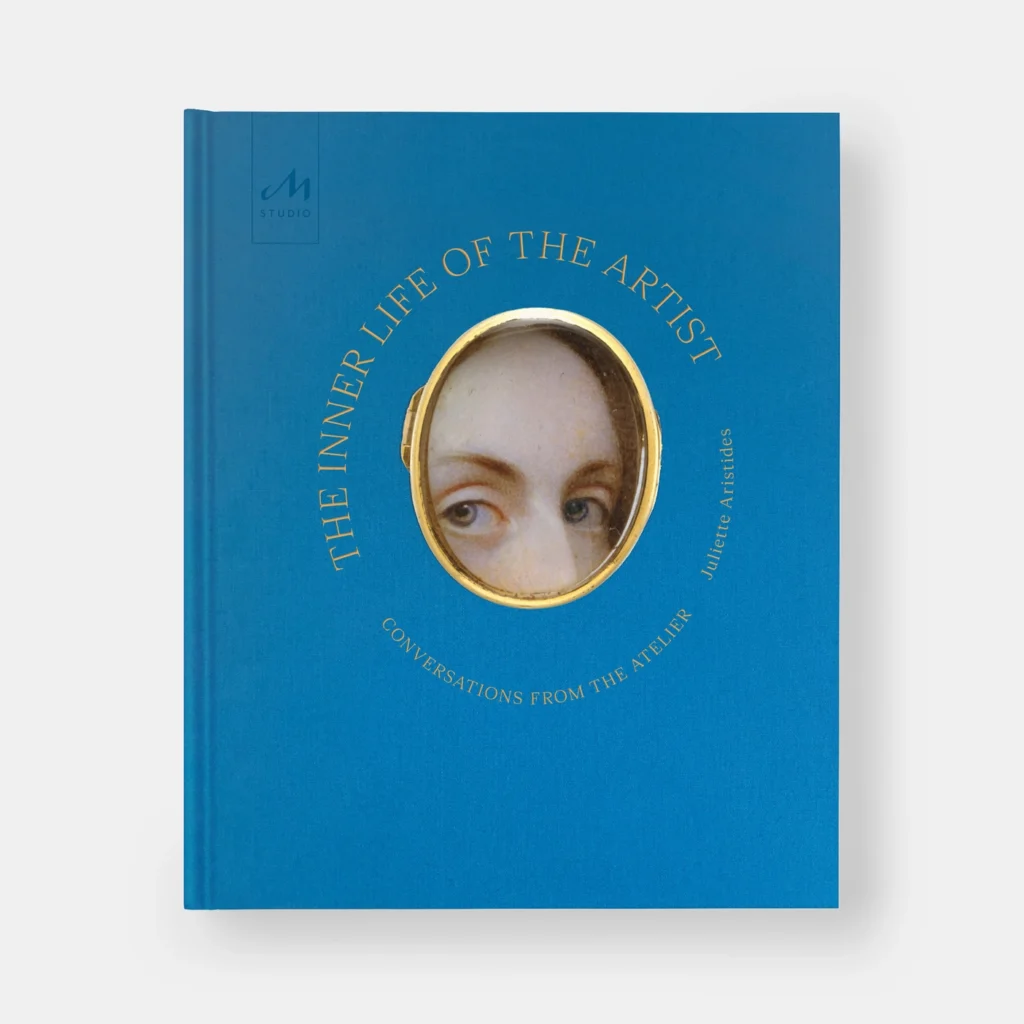 The Inner Life of the Artist: Cover of Juliette Aristides, The Inner Life of the Artist: Conversations from the Atelier, 2020, Monacelli/Phaidon. Publisher’s website. Detail.
