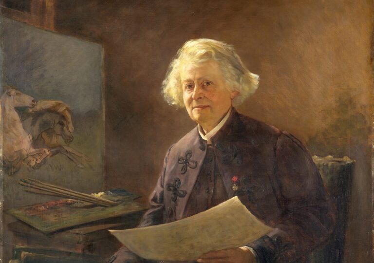 Rosa Bonheur: Anna Klumpke, Portrait of Rosa Bonheur, 1898, Metropolitan Museum of Art, New York City, NY, USA. Detail.
