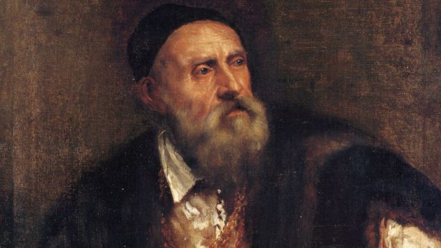Titian Revisited: Titian, Self-Portrait, 1546-1547, Gemäldegalerie, Berlin, Germany. Detail.
