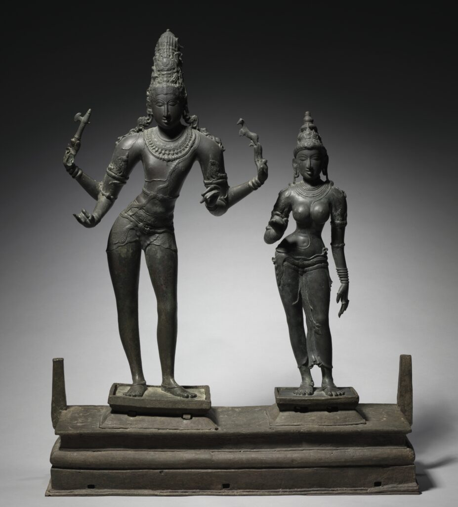 Chola bronzes: Shiva and Parvati, ca. 950-960, Cleveland Museum of Art, Cleveland, OH, USA.
