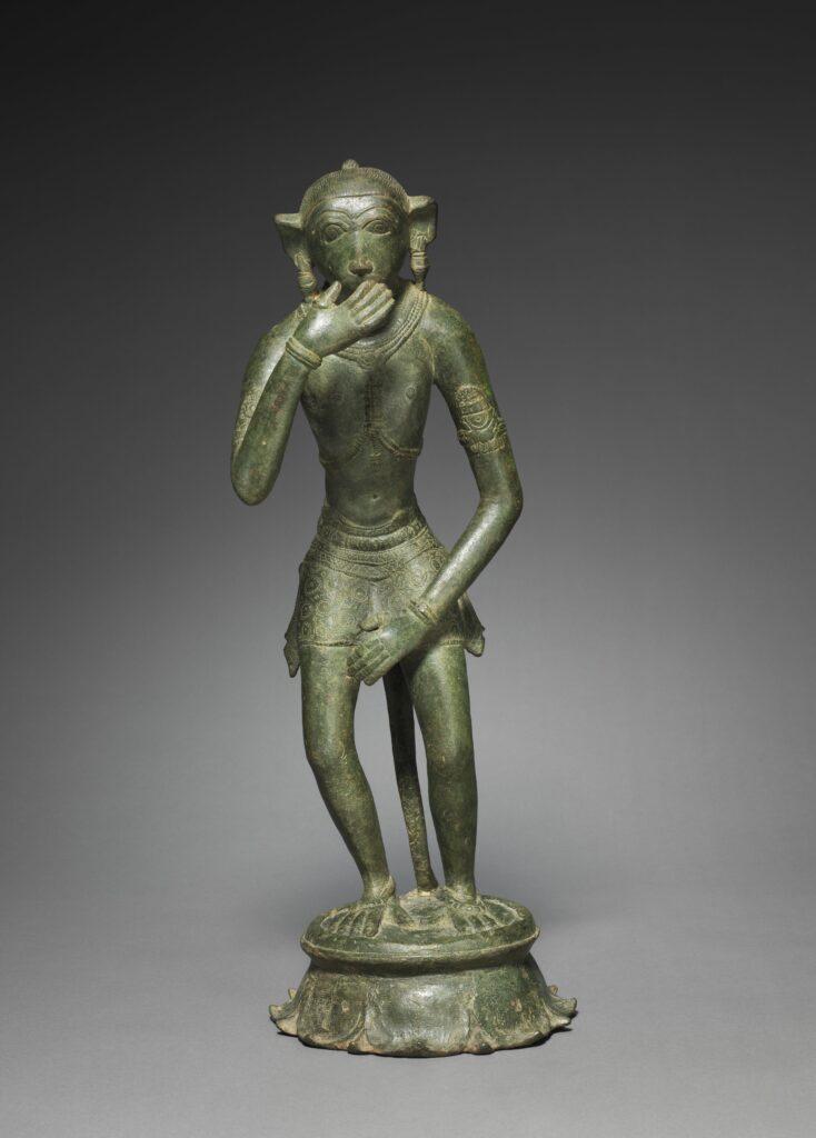 Chola bronzes: Hanuman, ca. 1000, Cleveland Museum of Art, Cleveland, OH, USA.
